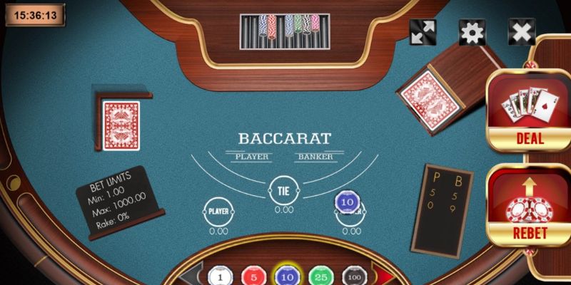 Luật chơi Baccarat tiêu chuẩn